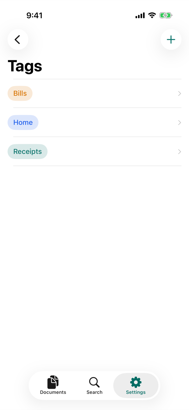 Tagging and filtering documents